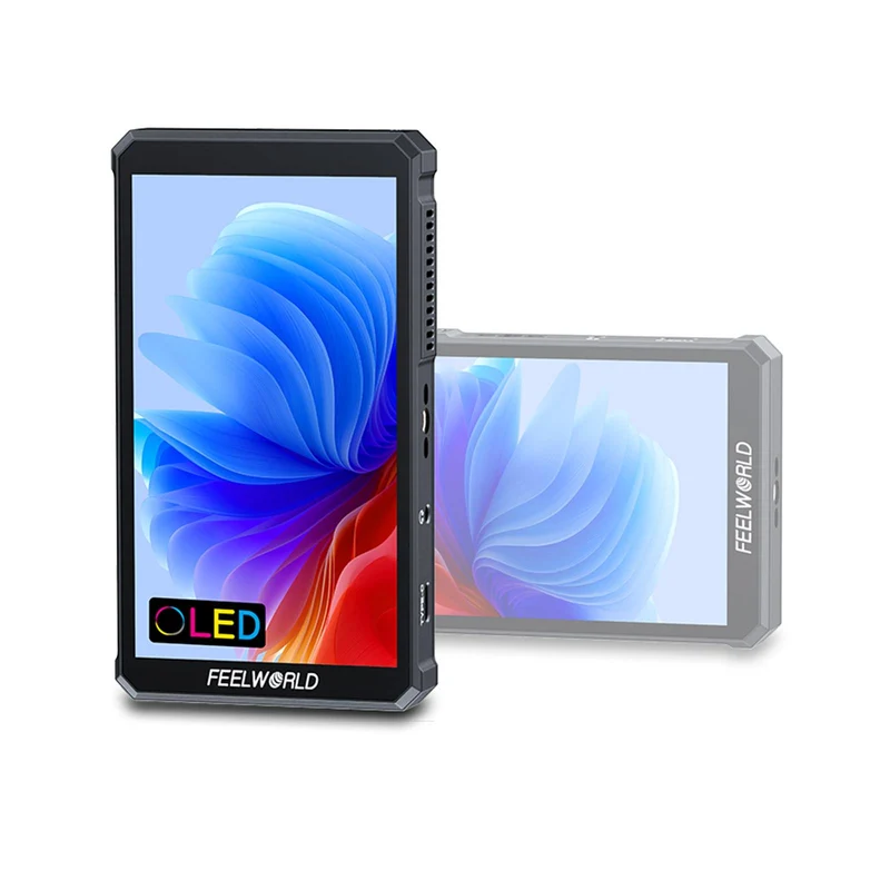 Moniteur vidéo FEELWORLD PS6 5.5 pouces 550 nits OLED vertical horizontal avec écran tactile 4K HDMI